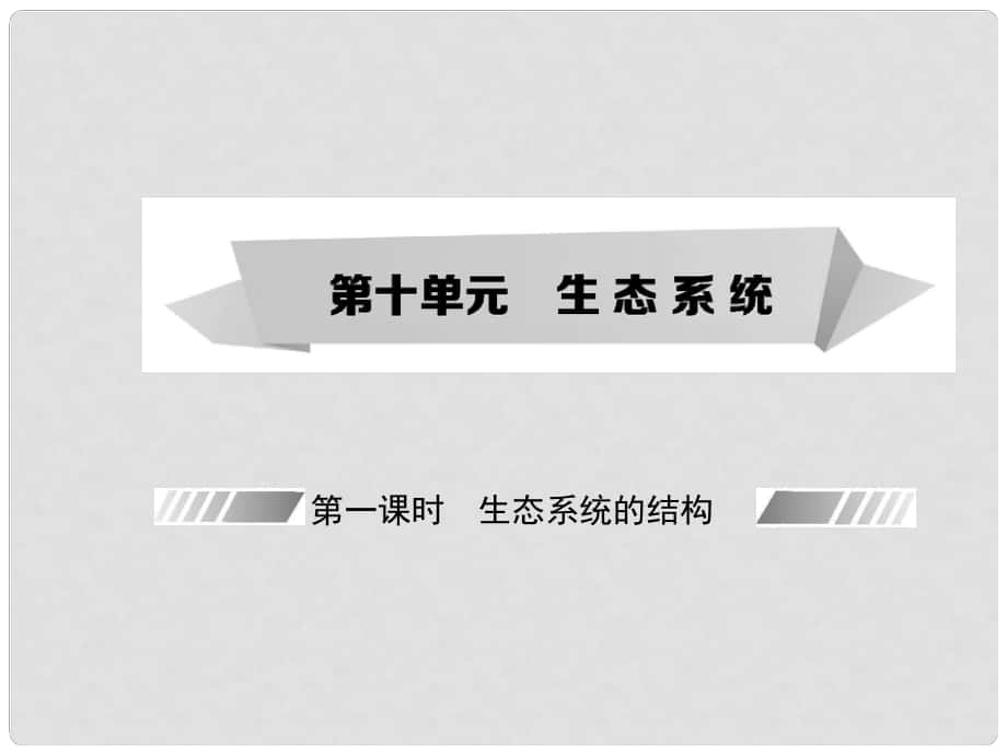 高考生物第一輪復(fù)習(xí)（知識(shí)淘寶+高考探究+重點(diǎn)探究）第10單元 生態(tài)系統(tǒng)課件_第1頁(yè)