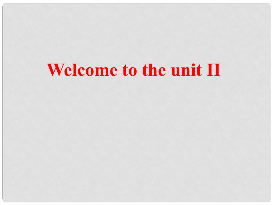 八年級英語下冊Unit 6 A charity walkWelcome to the unit II 課件牛津版_第1頁