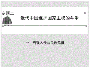 《 列強入侵與民族危機》課件（1）