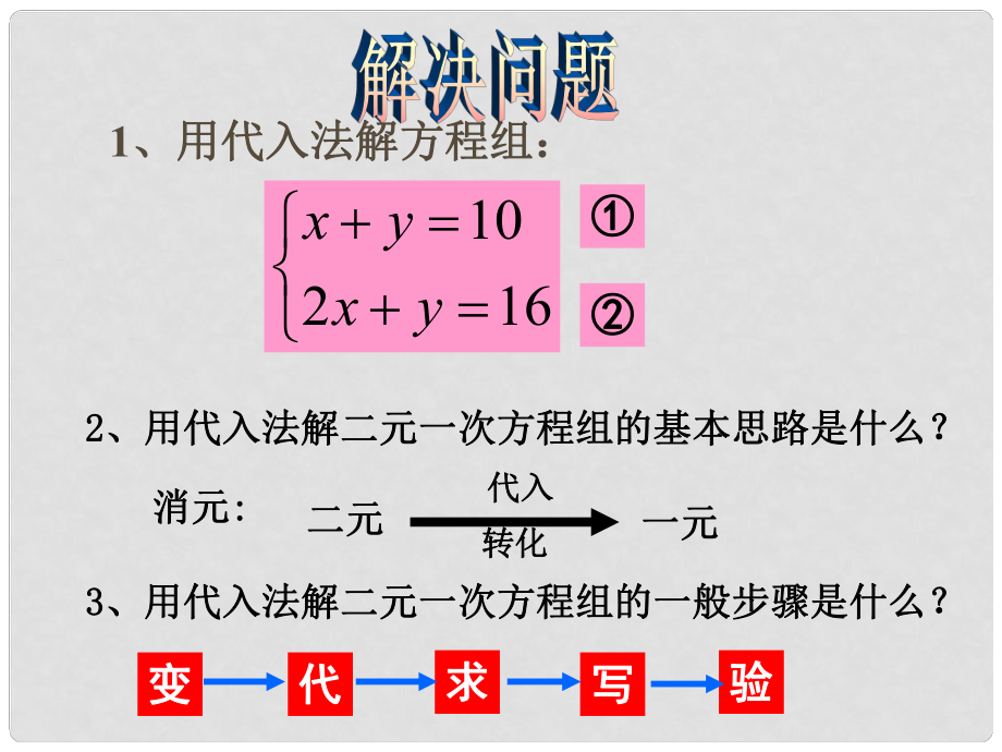 內(nèi)蒙古鄂爾多斯市康巴什新區(qū)第二中學(xué)七年級(jí)數(shù)學(xué)下冊(cè) 第八章 8.2.2 加減法課件（1） （新版）新人教版_第1頁(yè)