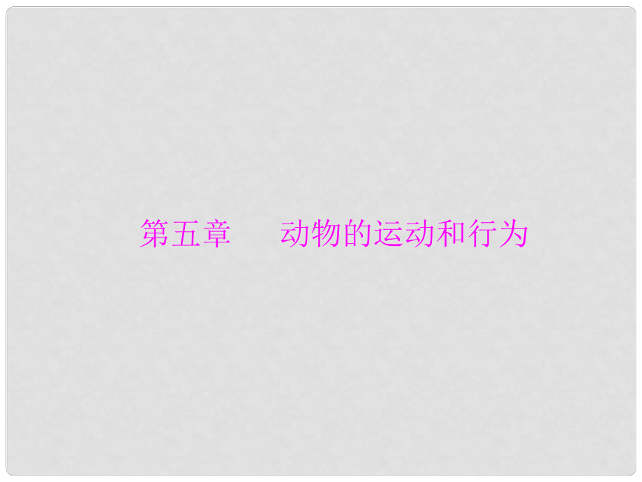 中考生物 第一部分 第五章 動物的運動和行為復(fù)習(xí)課件_第1頁