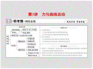 高考物理二輪專題復(fù)習(xí) 第1部分 專題知識(shí)攻略 113 力與曲線運(yùn)動(dòng)課件 新人教版