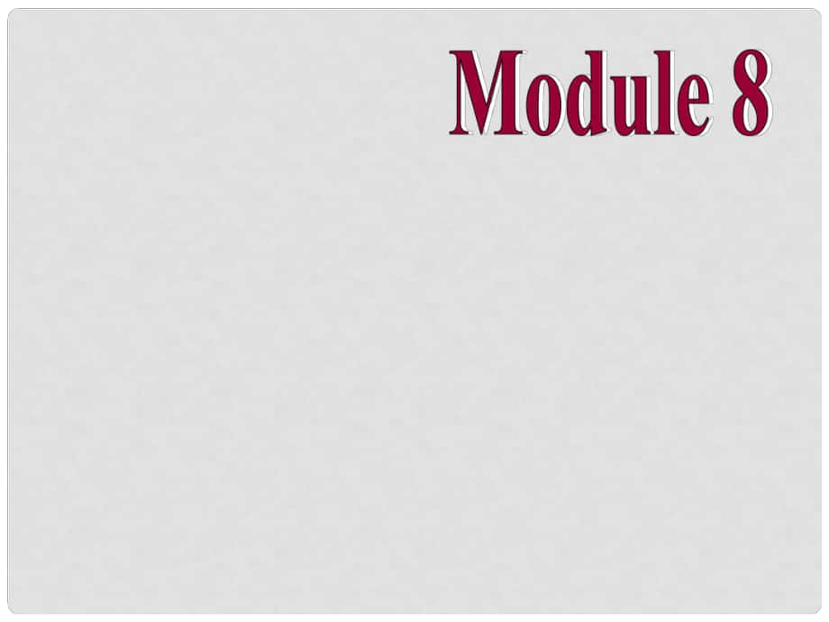 內蒙古鄂爾多斯康巴什新區(qū)第一中學七年級英語下冊 Moudle 8 Unit 2 Goldilocks hurried out of the house課件 （新版）外研版_第1頁