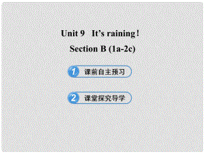 六年級英語下冊 Unit 9 It’s rainingSection B(1a2c)課件 魯教版五四制