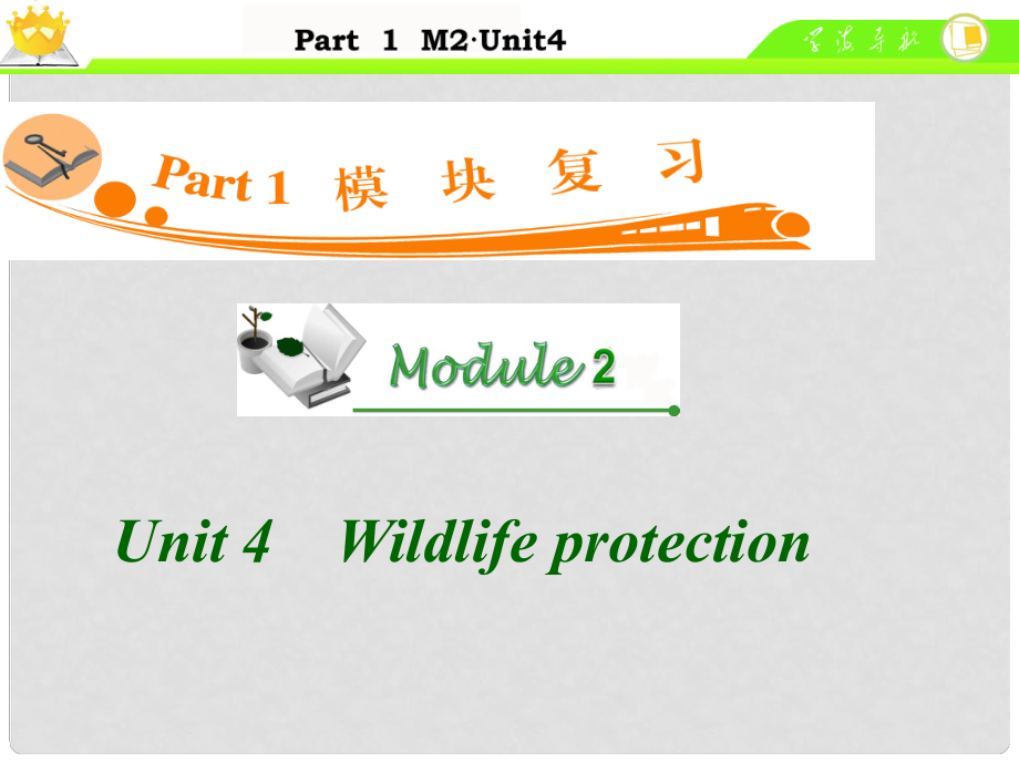 廣東省高中英語總復習 M2 Unit 4　Wildlife protection課件 新人教版_第1頁