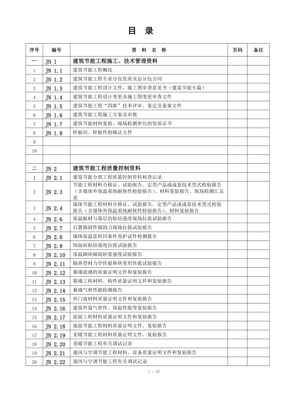 江苏省-建筑节能工程质量验收资料_第1页