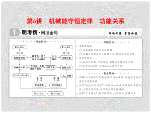 高考物理二輪專題復習 第1部分 專題知識攻略 126 機械能守恒定律　功能關系課件 新人教版