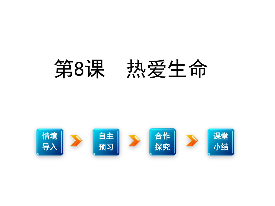 九年级语文下册 第二单元 触摸人间百态 8《热爱生命》课件 （新版）新人教版_第1页