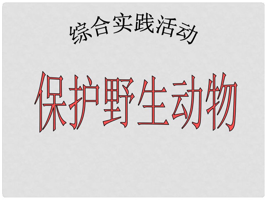 黑龍江省虎林八五零農(nóng)場(chǎng)學(xué)校八年級(jí)政治《保護(hù)野生動(dòng)物》課件_第1頁