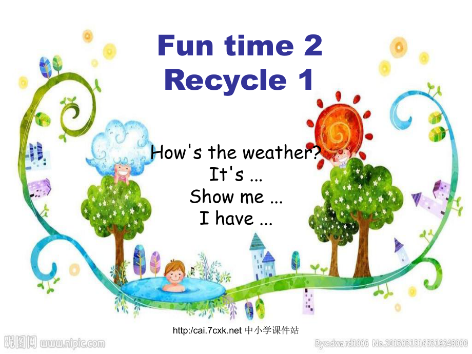 人教精通版英語四上Fun Time 2Recycle 1ppt課件1_第1頁