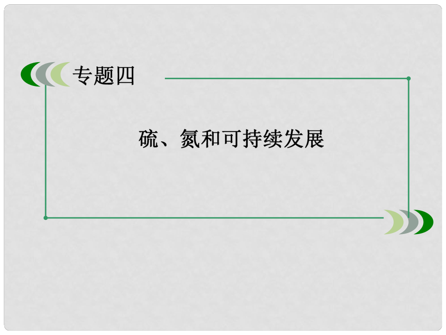 福建省晉江市首峰中學(xué)高考化學(xué) 硫、氮和可持續(xù)發(fā)展復(fù)習(xí)課件_第1頁