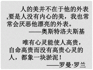 山東省泰安市新城實驗中學八年級語文下冊 4《列夫·托爾斯泰》課件2 新人教版