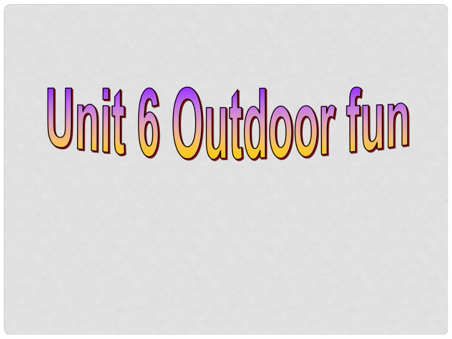 江蘇省興化市昭陽湖初級中學(xué)七年級英語下冊《Unit 6 Outdoor fun Task》課件 （新版）牛津版_第1頁