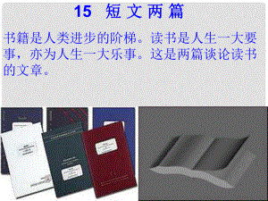 吉林省通化市外國(guó)語中學(xué)九年級(jí)語文上冊(cè) 第15課 短文兩篇課件 新人教版