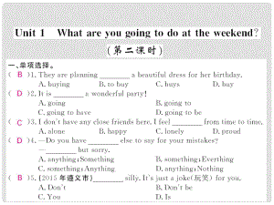 七年級英語下冊 Module 3 Making plans Unit 1 What are you going to do at the weekends（第2課時）課件 （新版）外研版