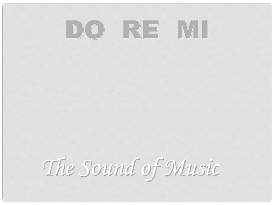 二年級(jí)音樂上冊(cè)《DO RE MI》課件2 湘教版_第1頁