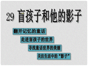 山東省臨沂市蒙陰縣第四中學(xué)七年級(jí)語(yǔ)文上冊(cè)《第29課 盲孩子和他的影子》課件 （新版）新人教版