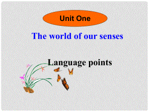 高中英語 unit1 reading Language points課件 牛津版必修3