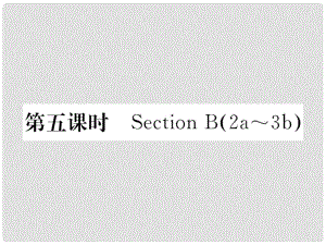 八年級(jí)英語(yǔ)下冊(cè) Unit 1 What's the matter（第5課時(shí)）Section B（2a3b）課件 （新版）人教新目標(biāo)版