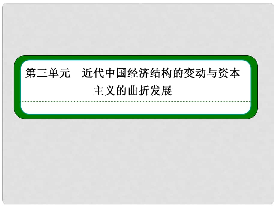 高中歷史 第10課 中國民族資本主義的曲折發(fā)展課件 新人教版必修2_第1頁