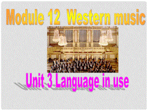 四川省華鎣市明月鎮(zhèn)七年級(jí)英語(yǔ)下冊(cè) Module 12 Western music Unit 3 Language in use課件 （新版）外研版