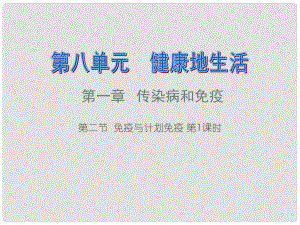 江西省吉安县凤凰中学八年级生物下册 8.1.2 免疫与计划免疫课件 新人教版