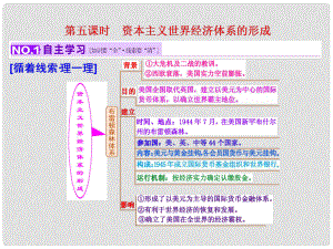 高考?xì)v史一輪復(fù)習(xí) 第五課時 資本主義世界經(jīng)濟體系的形成課件 新人教版必修2