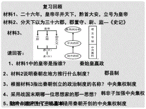 山東省鄒平縣實(shí)驗(yàn)中學(xué)七年級歷史上冊 第三單元 第15課 漢武帝推進(jìn)大一統(tǒng)格局課件 北師大版