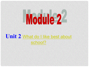 九年級英語下冊 Module 2 Unit 2 What do I like best about school課件2 （新版）外研版