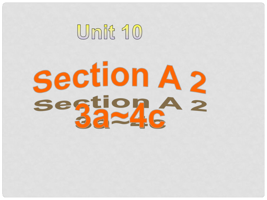 山東省滕州市滕西中學(xué)九年級英語全冊 Unit 10 You’re supposed to shake hands Section A（3a4c）課件 （新版）人教新目標(biāo)版_第1頁