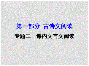 廣西中考語文 第一部分 古詩文閱讀 專題2 課內(nèi)文言文閱讀 第16篇 馬說復(fù)習(xí)課件 新人教版