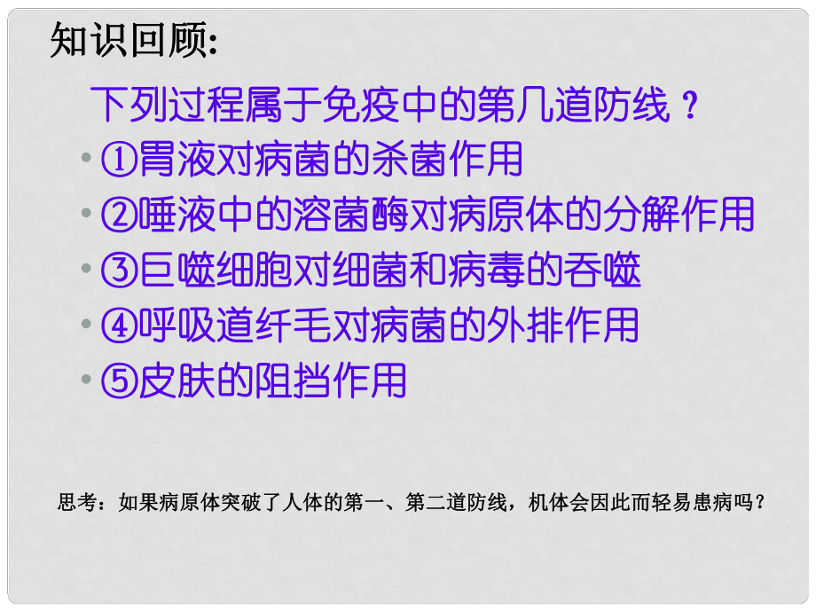 浙江省甌海區(qū)三溪中學高中生物 第三章 第2節(jié) 特異性免疫課件 浙科版必修3_第1頁