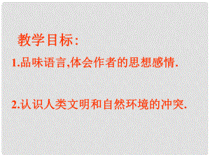 山東省泰安市新城實(shí)驗(yàn)中學(xué)九年級語文下冊 10《那樹》課件3 新人教版