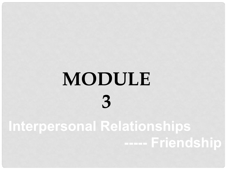 四川省昭覺(jué)中學(xué)高中英語(yǔ) Module3 M3 Grammar課件 新人教版選修6_第1頁(yè)