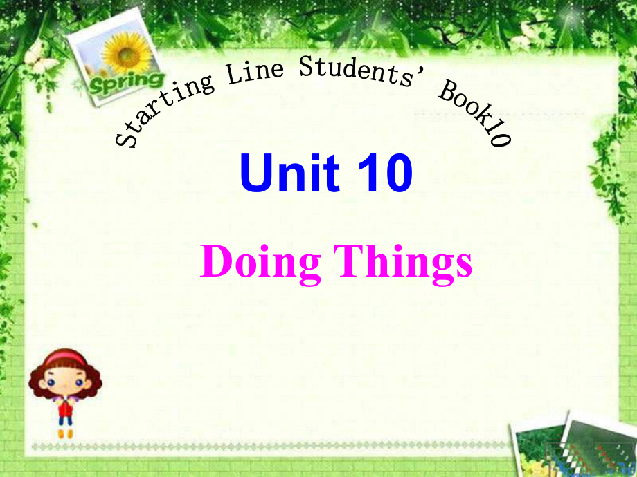 人教版新起點(diǎn)英語五下Unit 10 Doing thingsPPT課件_第1頁