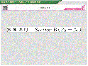 八年級(jí)英語下冊(cè) Unit 2 I'll help to clean up the city parks（第5課時(shí)）Section B（2a2e）課件 （新版）人教新目標(biāo)版