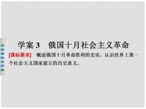 高中歷史 專題八 3 俄國(guó)十月社會(huì)主義革命課件 人民版必修1