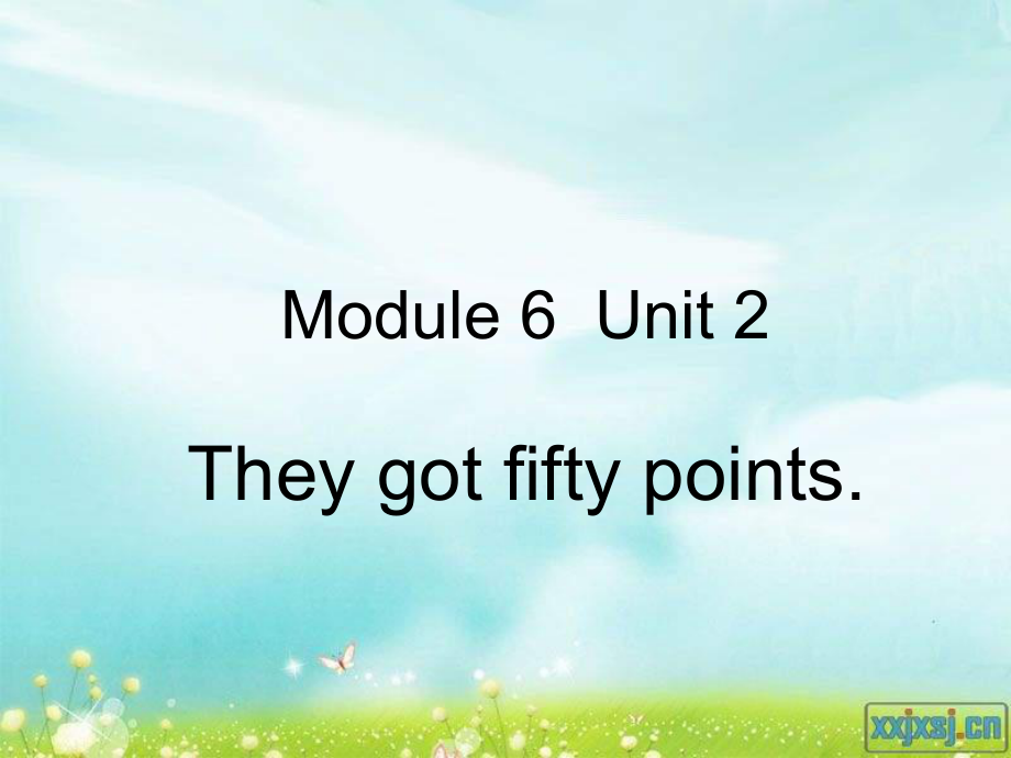 外研版(一起)五上Unit 2 They got fifty pointsppt課件_第1頁