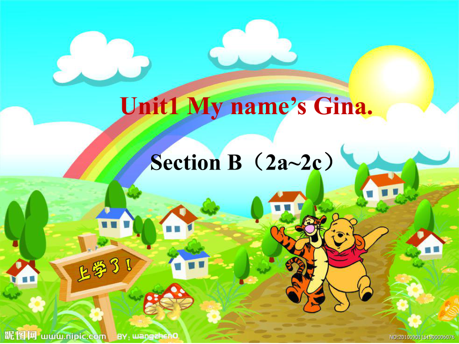 湖北省麻城市集美学校七年级英语上册 Unit 1 My name’s Gina Scetion B（2a2c）课件 （新版）人教新目标版_第1页