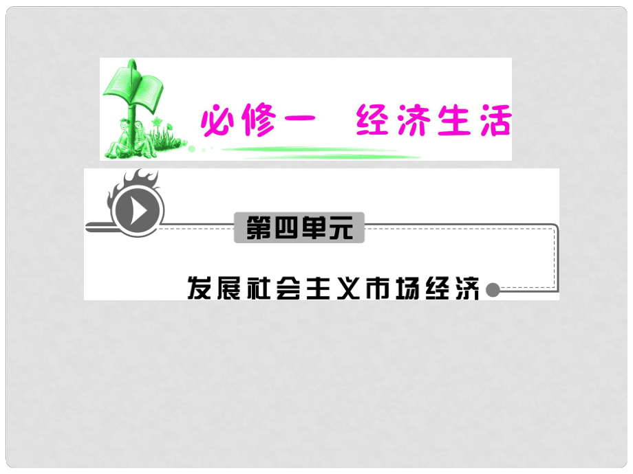 湖南省高考政治復習 第4單元第10課第2框 又好又快 科學發(fā)展課件 新人教版必修1_第1頁