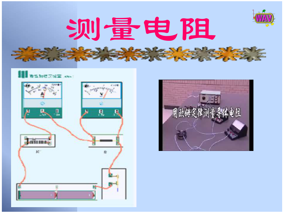 廣西省貴港市平南縣大安鎮(zhèn)第二初級中學九年級物理《測量電阻》課件_第1頁