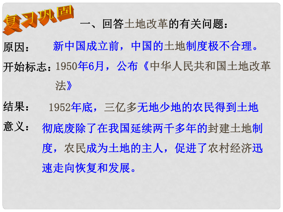 山東省曲阜市魯城街道辦事處孔子中學(xué)八年級(jí)歷史下冊(cè) 第一單元 第3課 新中國(guó)的內(nèi)政與外交課件 北師大版_第1頁(yè)