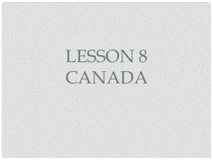 五年級(jí)英語(yǔ)上冊(cè)《Lesson 8 Canada》課件2 冀教版