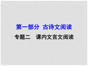 廣西中考語文 第一部分 古詩文閱讀 專題2 課內(nèi)文言文閱讀 第20篇 醉翁亭記復(fù)習(xí)課件 新人教版