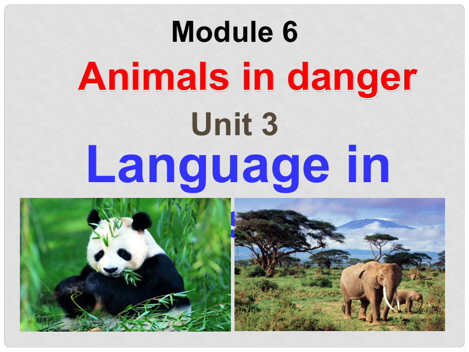 四川省華鎣市明月鎮(zhèn)小學(xué)八年級(jí)英語(yǔ)上冊(cè) Module 6 Unit 3 Language in use課件 （新版）外研版_第1頁(yè)