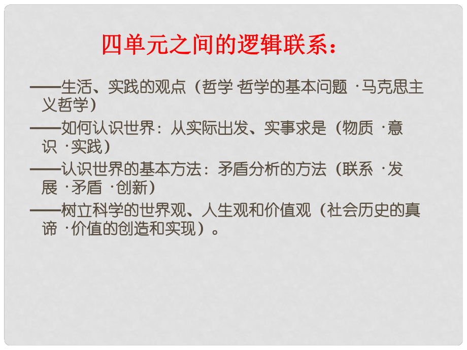 四川省古藺縣中學(xué)高中政治 第一課 生活處處有哲學(xué)課件 新人教版必修4_第1頁