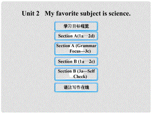 六年級(jí)英語下冊(cè) Unit 2 My favorite subject is science課件 魯教版五四制