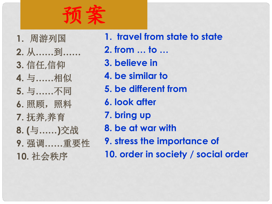 山东省淄博市淄川般阳中学高中英语《Module 5 Great People and Great Inventions of Ancient China》课件1 外研版必修3_第1页