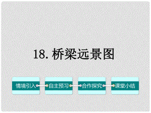 七年級語文下冊 第五單元 18《橋梁遠(yuǎn)景圖》課件 （新版）語文版