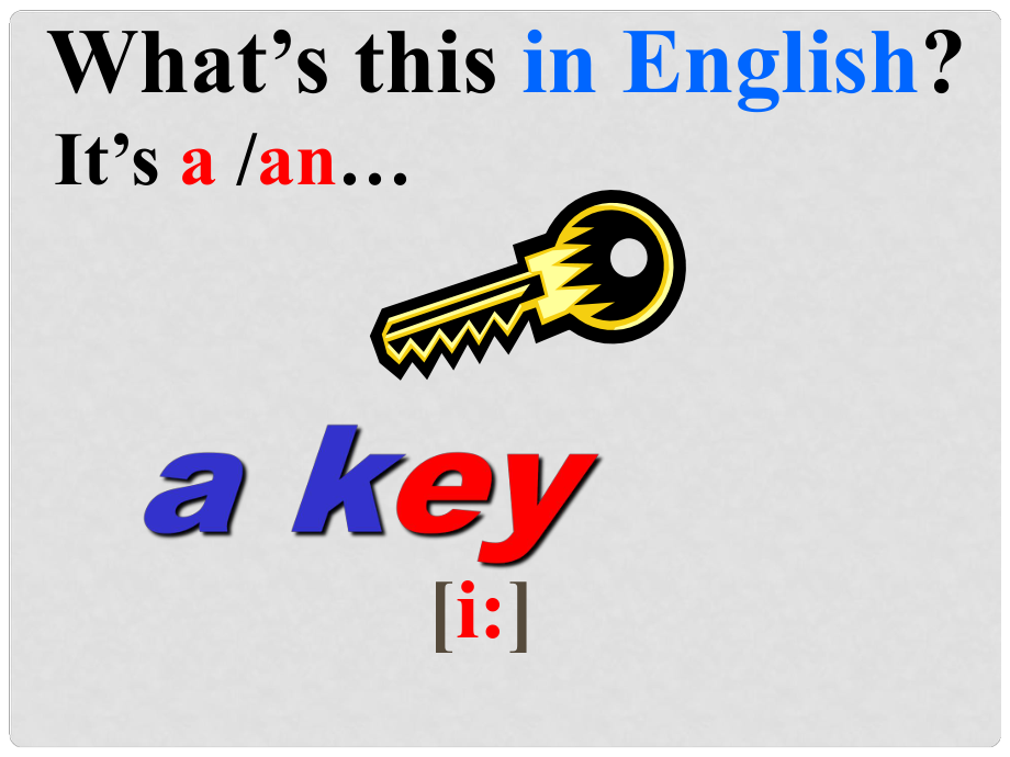 湖北省武漢市第六十三中學(xué)七年級(jí)英語(yǔ)上冊(cè) Starters Unit 2 What’s this in English課件2 （新版）人教新目標(biāo)版_第1頁(yè)